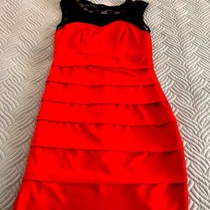 Short lady bug dress size M.
